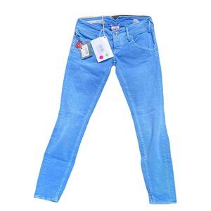 Cycle Denim Skinny Lightweight Comfortable Cobalt Blue Wash Women's Jeans 27 NWT